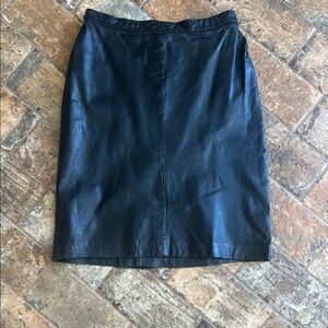 Bagatelle Black Pencil Skirt Knee-Length